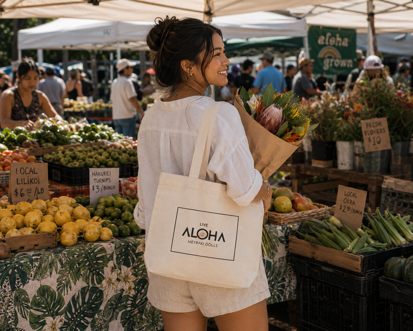 Meyraki Dolls® Aloha Tote